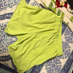 Lululemon Athletica Neon Green Men's Athletic Shorts
